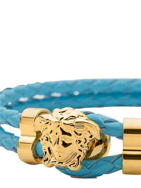 versace medusa bangle|Versace Medusa braided bracelet.